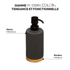 Distributeur de savon 270ml, Noir