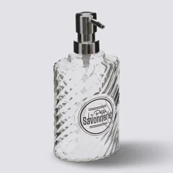 Distributeur de savon, Transparent