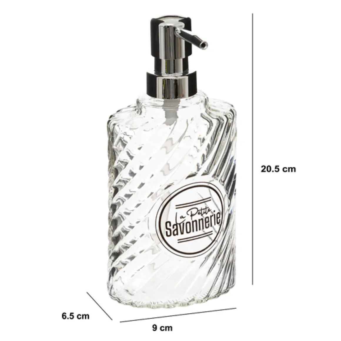 Distributeur de savon, Transparent