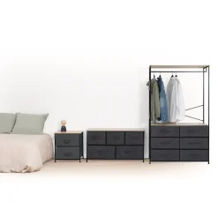 Dressing penderie 6 tiroirs