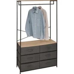 Dressing penderie 6 tiroirs