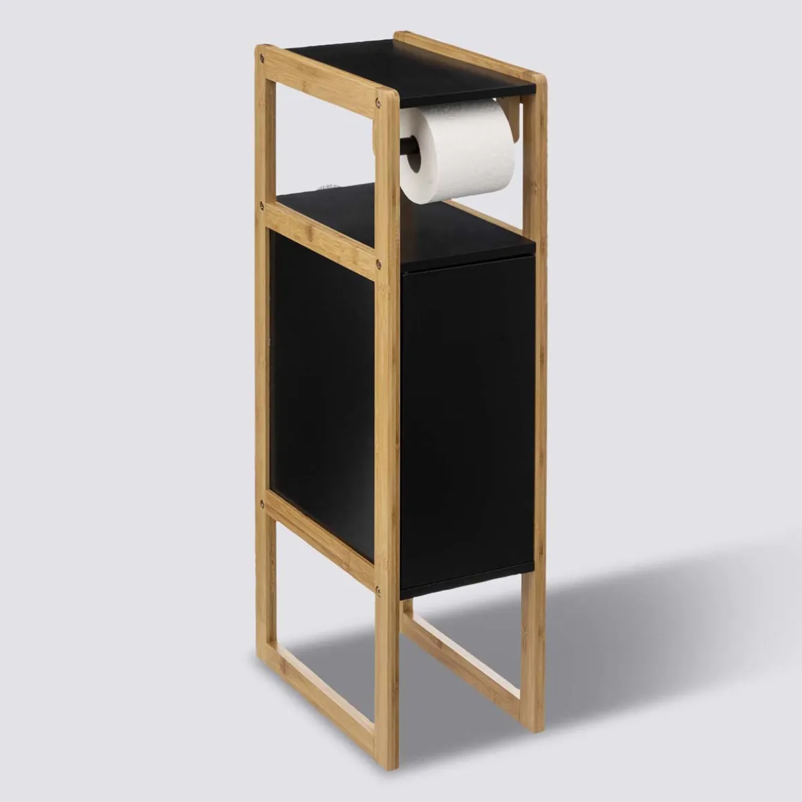 Dérouleur meuble avec réserve, Noir