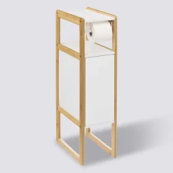 Dérouleur meuble avec réserve, Blanc