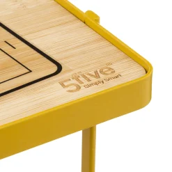 Dérouleur support téléphone métal, Jaune moutarde