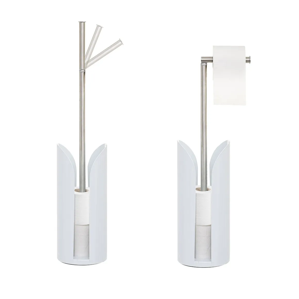 Dérouleur tige flexible métal, Blanc