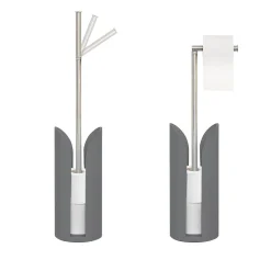 Dérouleur tige flexible métal, Gris