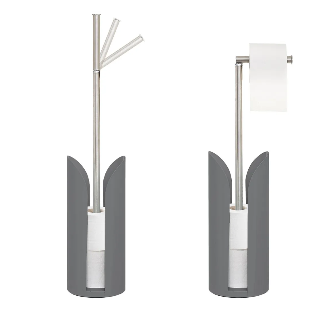 Dérouleur tige flexible métal, Gris