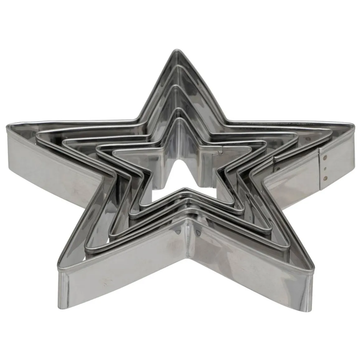 Emporte-pièces, 7 pièces, Argent