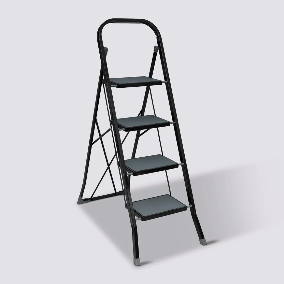 Escabeau 4 marches pliable, Métal
