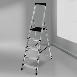 Escabeau pliable en aluminium 5 marches