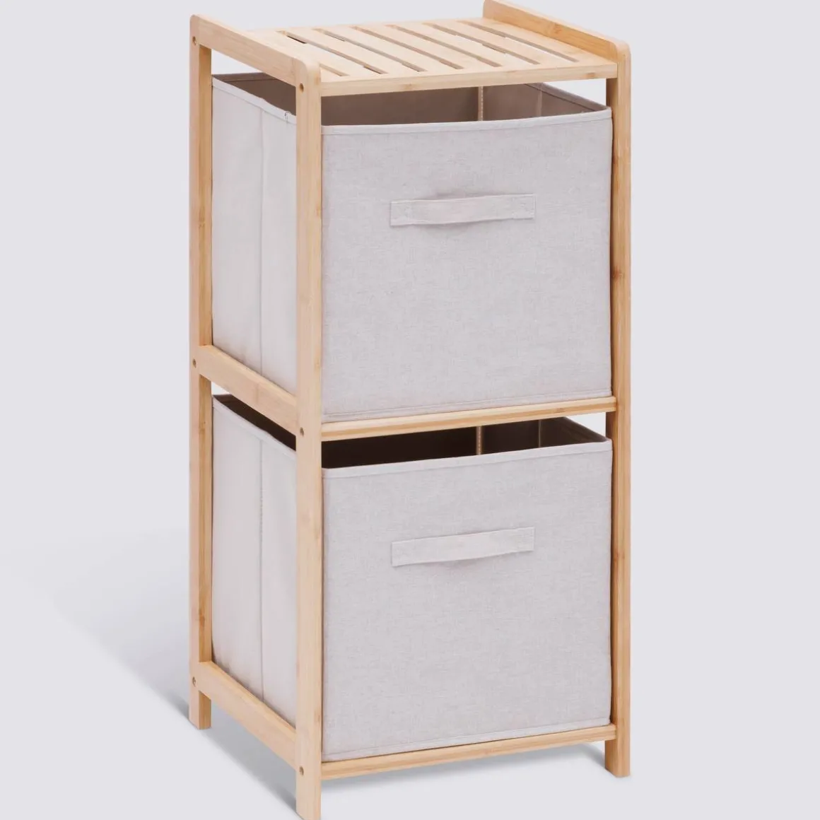 Etagère 2 niveaux, Beige