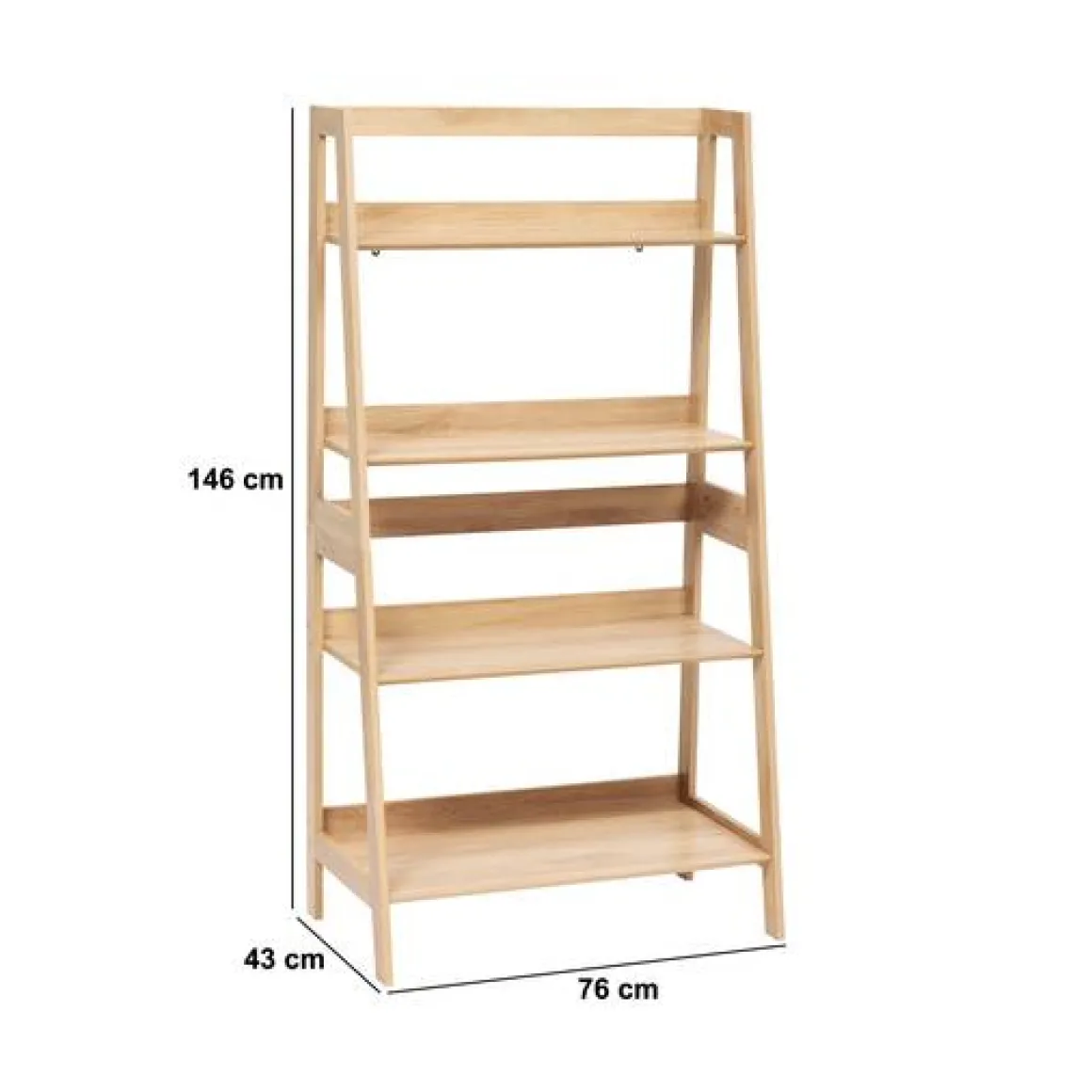 Etagère 4 niveaux, Beige