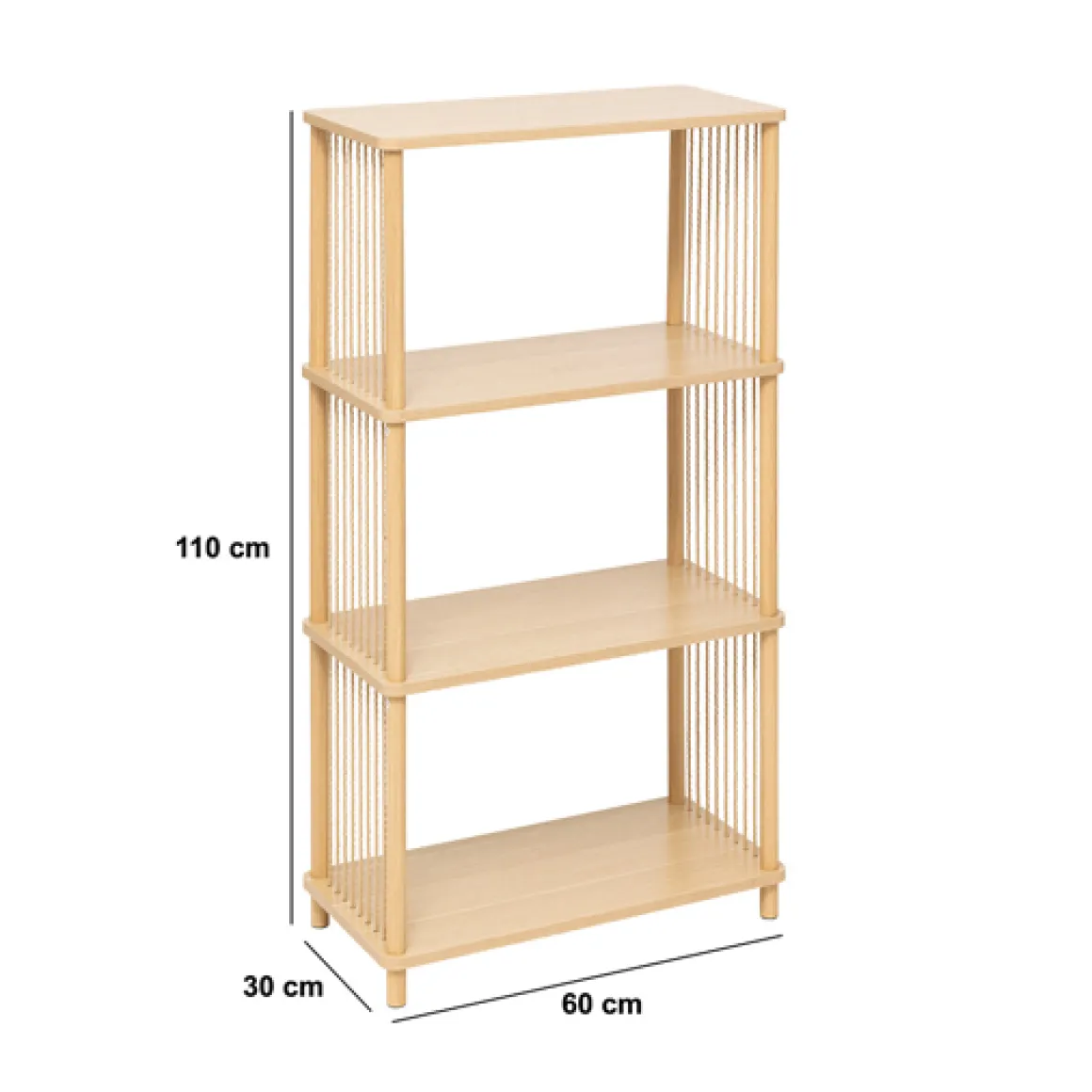 Etagère 4 niveaux, Beige