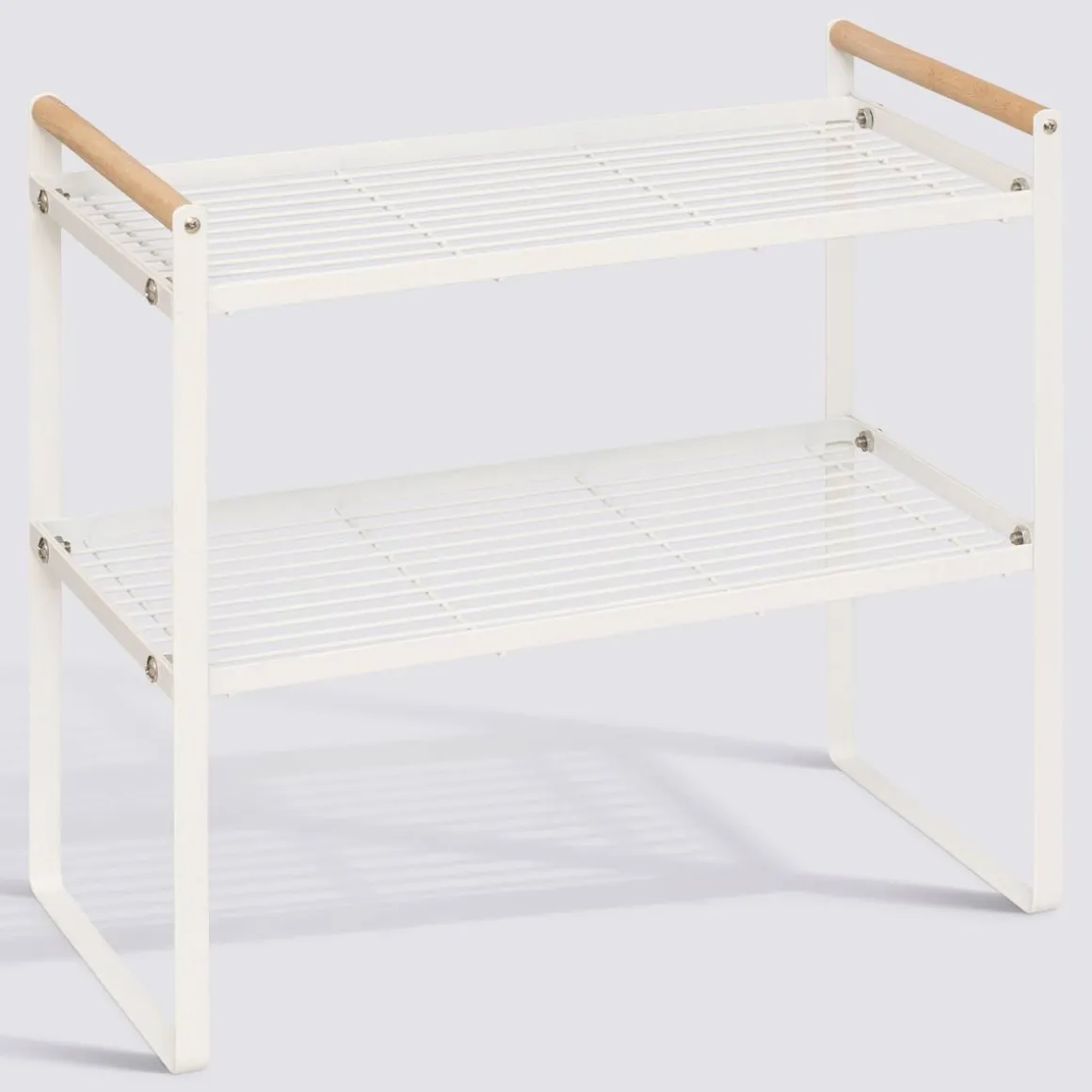 Etagère 2 niveaux, Blanc
