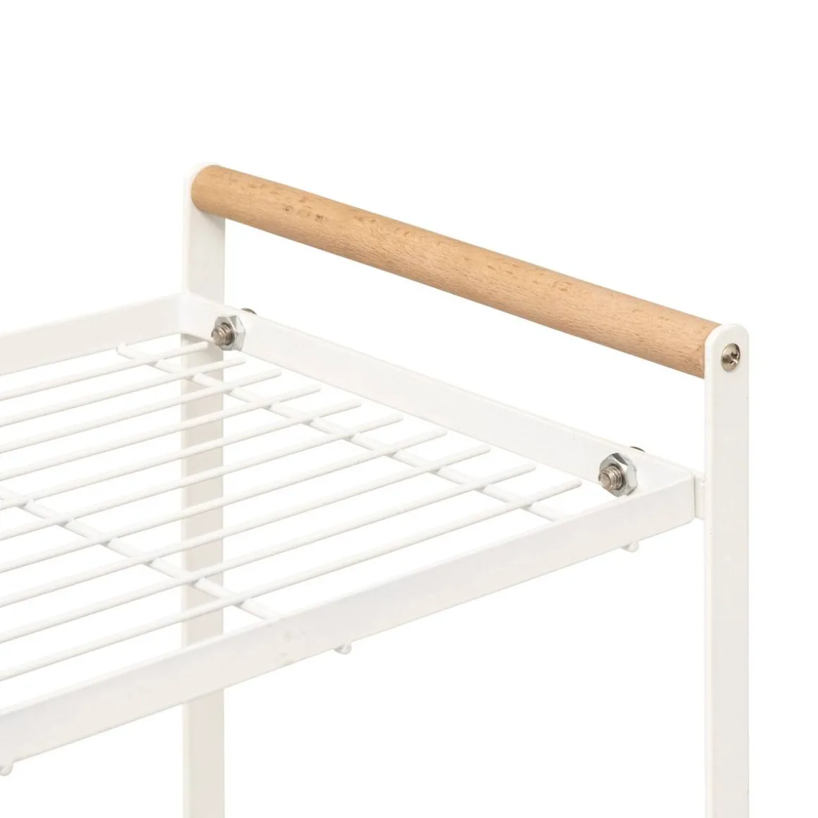 Etagère 2 niveaux, Blanc