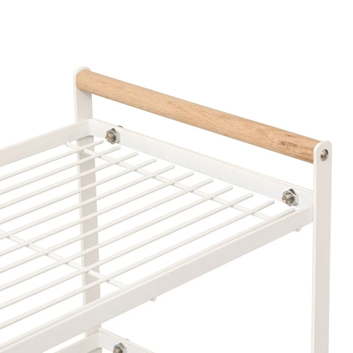 Etagère 2 niveaux, blanc