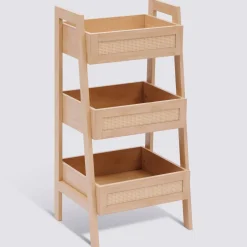 Etagère, 3 niveaux, H.80 cm, Beige