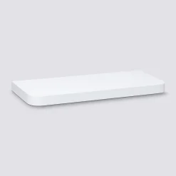 Etagère arrondie, 60x23,5 cm, Blanc