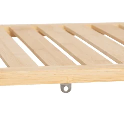 Etagère avec 2 sacs à linge, Bambou