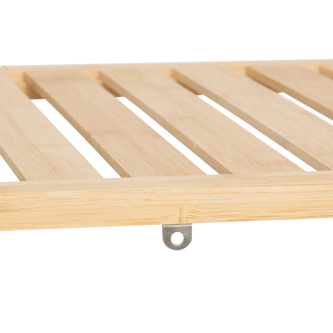 Etagère avec 2 sacs à linge, Bambou