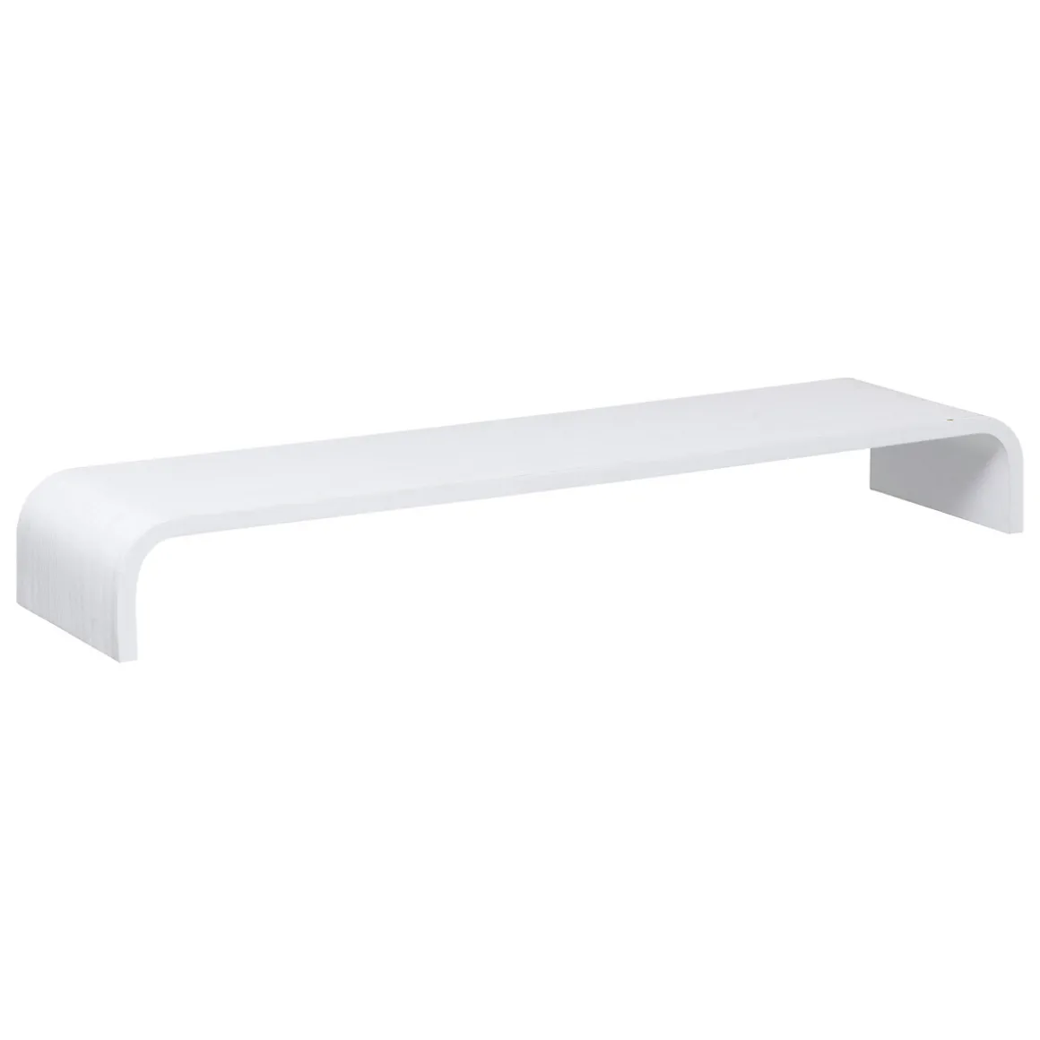 Etagère courbée, 80x20 cm, Blanc