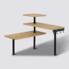 Etagère d'angle 3 niveaux, Beige