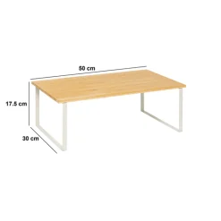 Etagère de rangement, Bambou, Beige
