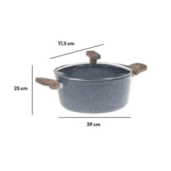 Faitout Aluminium forgé, 24 cm