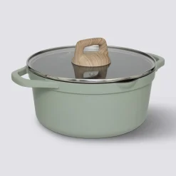 Faitout aluminium forgé, 24 cm, Vert