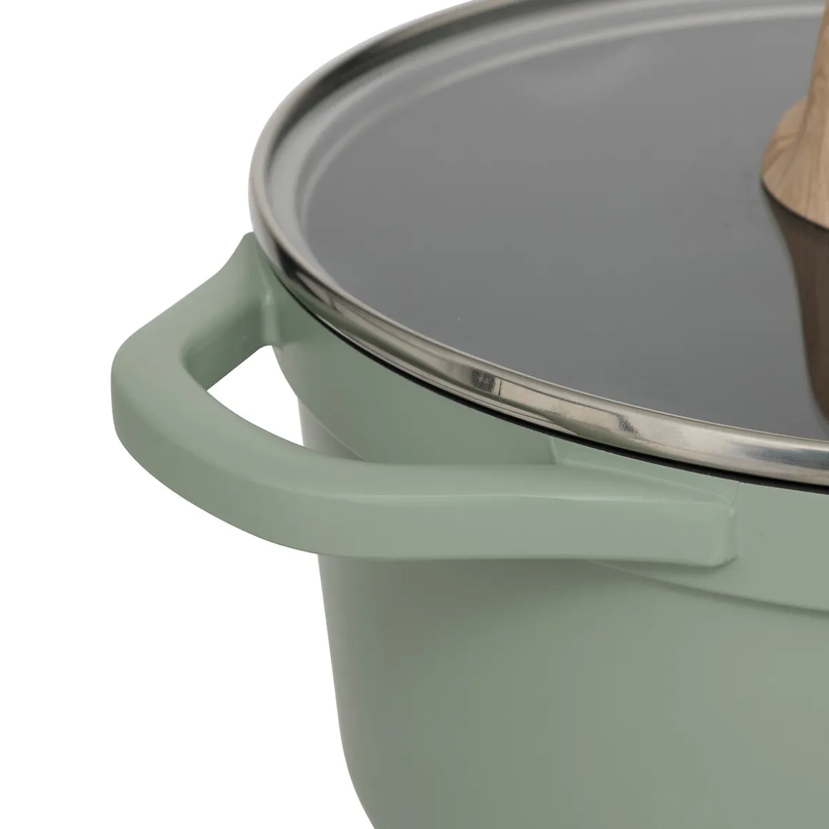 Faitout aluminium forgé, 24 cm, Vert
