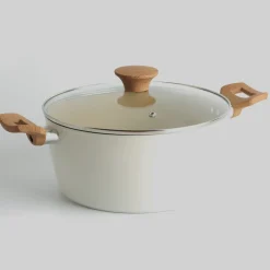 Faitout aluminium forgé beige, 24cm