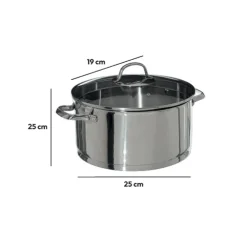 Faitout en Inox, 24 cm