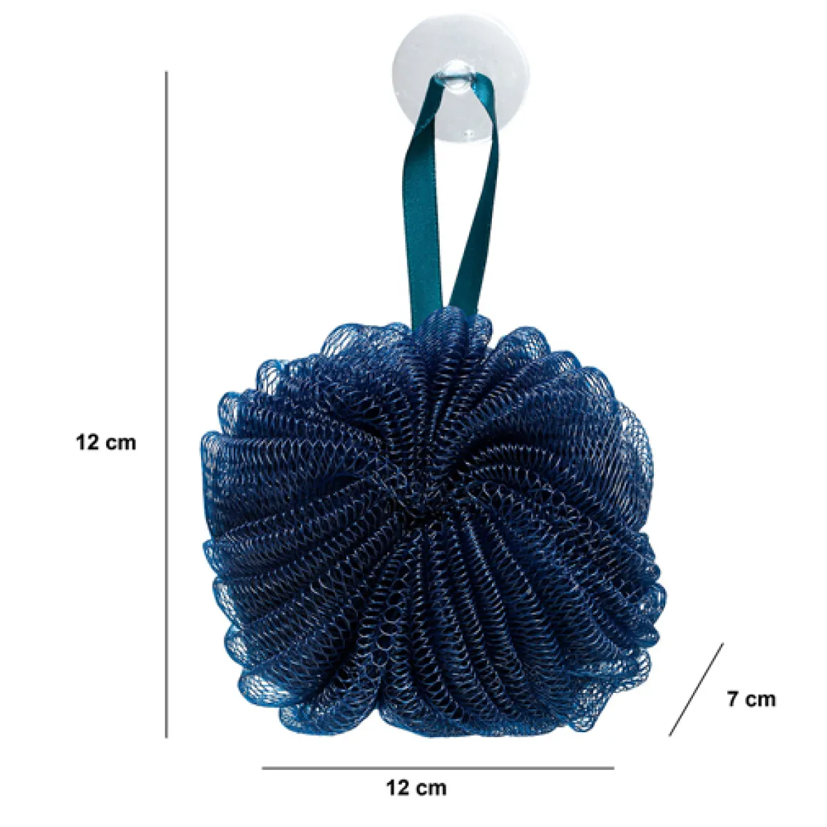 Fleur de bain avec ventouse, Plastique
