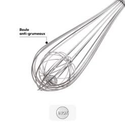 Fouet à boule, Inox