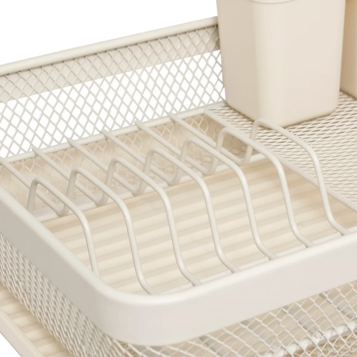 Égouttoir en plastique, Beige