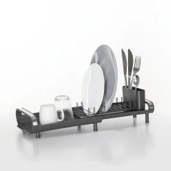 Égouttoir extensible 9 assiettes, Gris