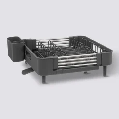Égouttoir extensible 12 assiettes, Gris