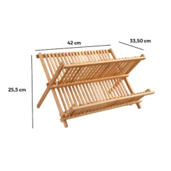 Égouttoir pliant 2 niveaux