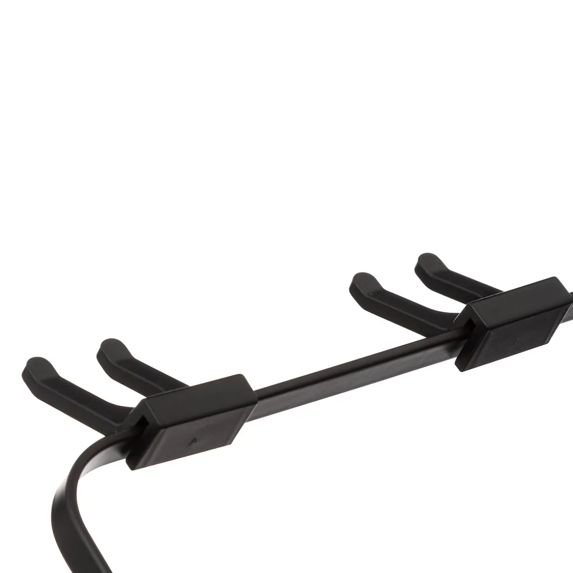 Égouttoir pliant 2 niveaux avec plateau, Noir