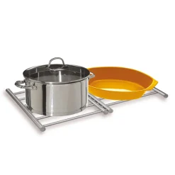 Grand dessous de plat extensible, Inox