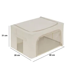 Housse de rangement double ouverture, 40x31 cm