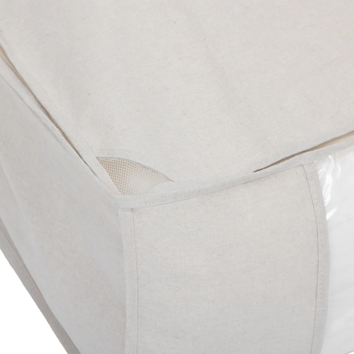 Housse de rangement lit, 100x20 cm, Beige