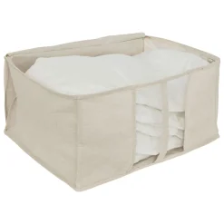 Housse de rangement souple, 60x30 cm, Beige
