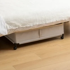 Housse de rangement sous lit, L.66 cm, Beige