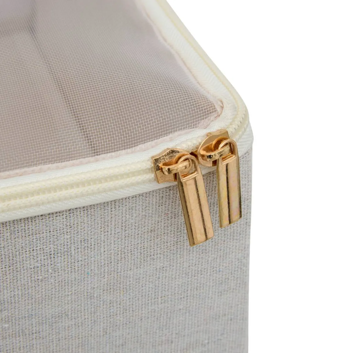 Housse de rangement sous lit, L.66 cm, Beige