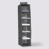 Housse rangement 6 cases, Gris anthracite