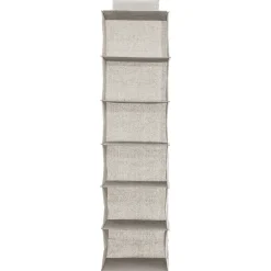 Housse rangements 6 cases, Gris clair