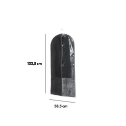 Housse vêtements grand modèle, Noir
