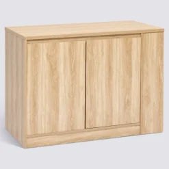 Ilot central, 2 portes, Beige