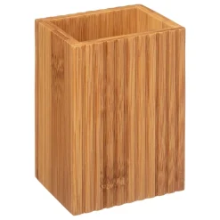 Kit accessoires de salle de bain, bambou